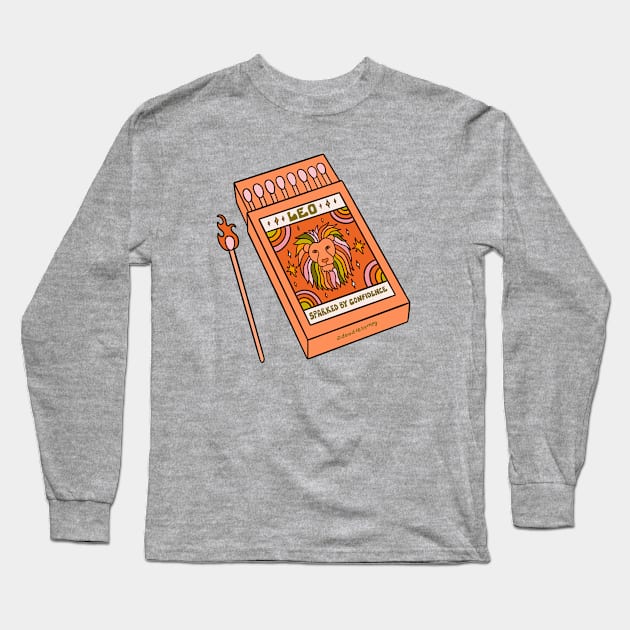 Leo Matchbox Long Sleeve T-Shirt by Doodle by Meg